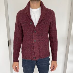 NORDSTROM | Red button up cardigan - size M